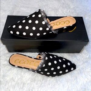 Polka Dot Slip on Flats